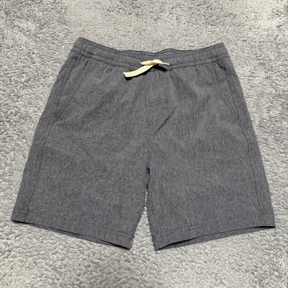 Fair Harbor Swim Trunks Kids Youth Medium Gray Shorts Lined Hybrid